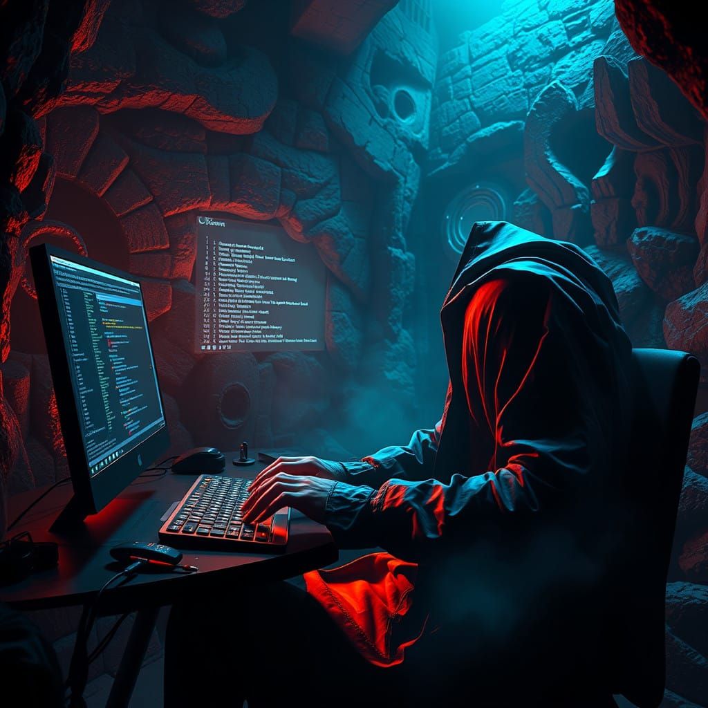 Szonx Mastering the Unix Command Prompt in a Futuristic Lair