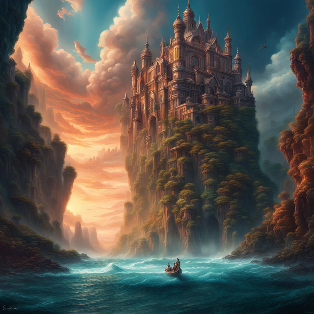 Passionate Waters in Epic Light: Digital Matte Painting