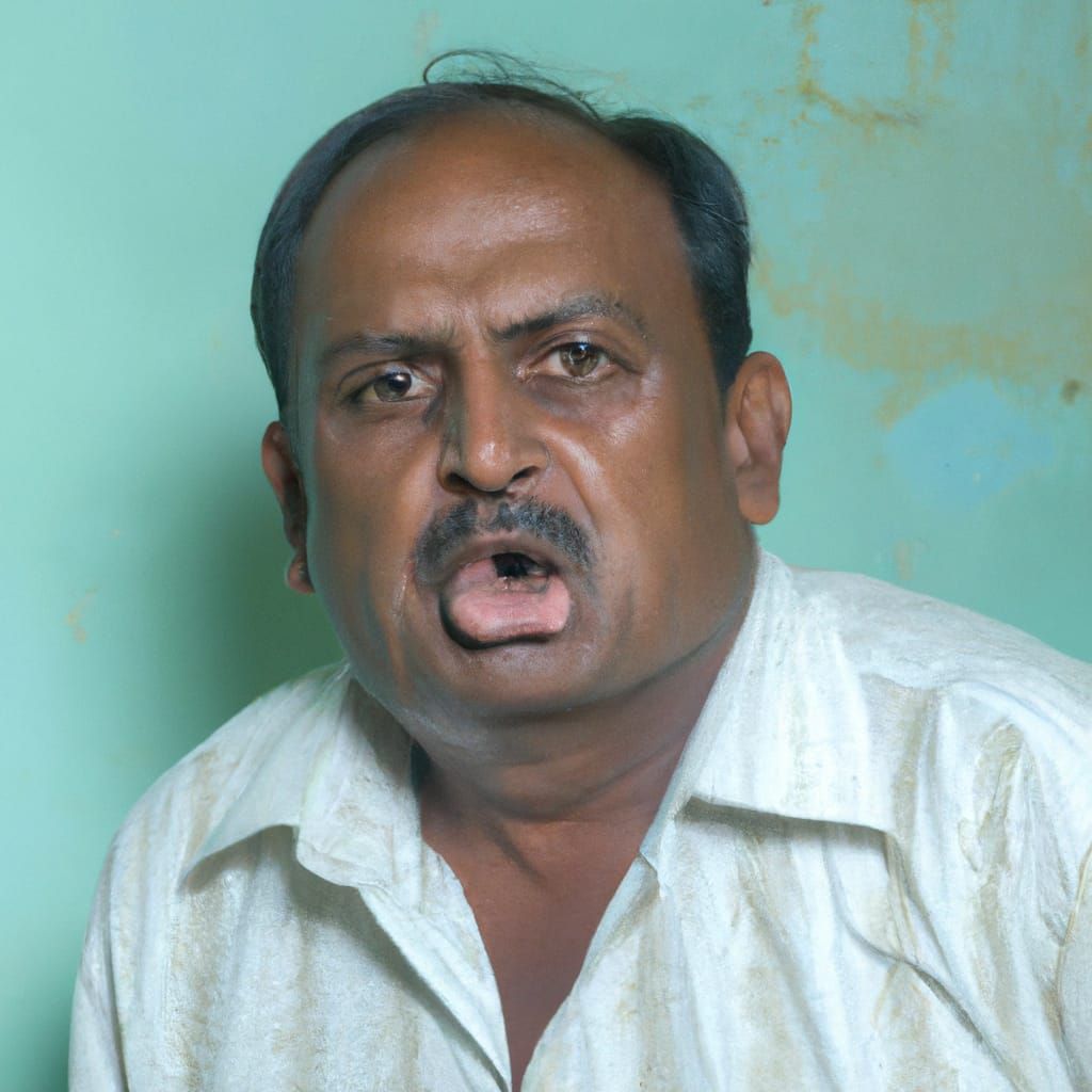 Sharp Professional Portrait in Warm Studio Lighting