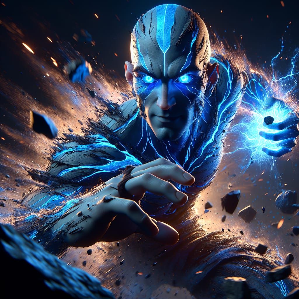 Krillin as Avatar Ang: Hyperrealistic CGI Fantasy