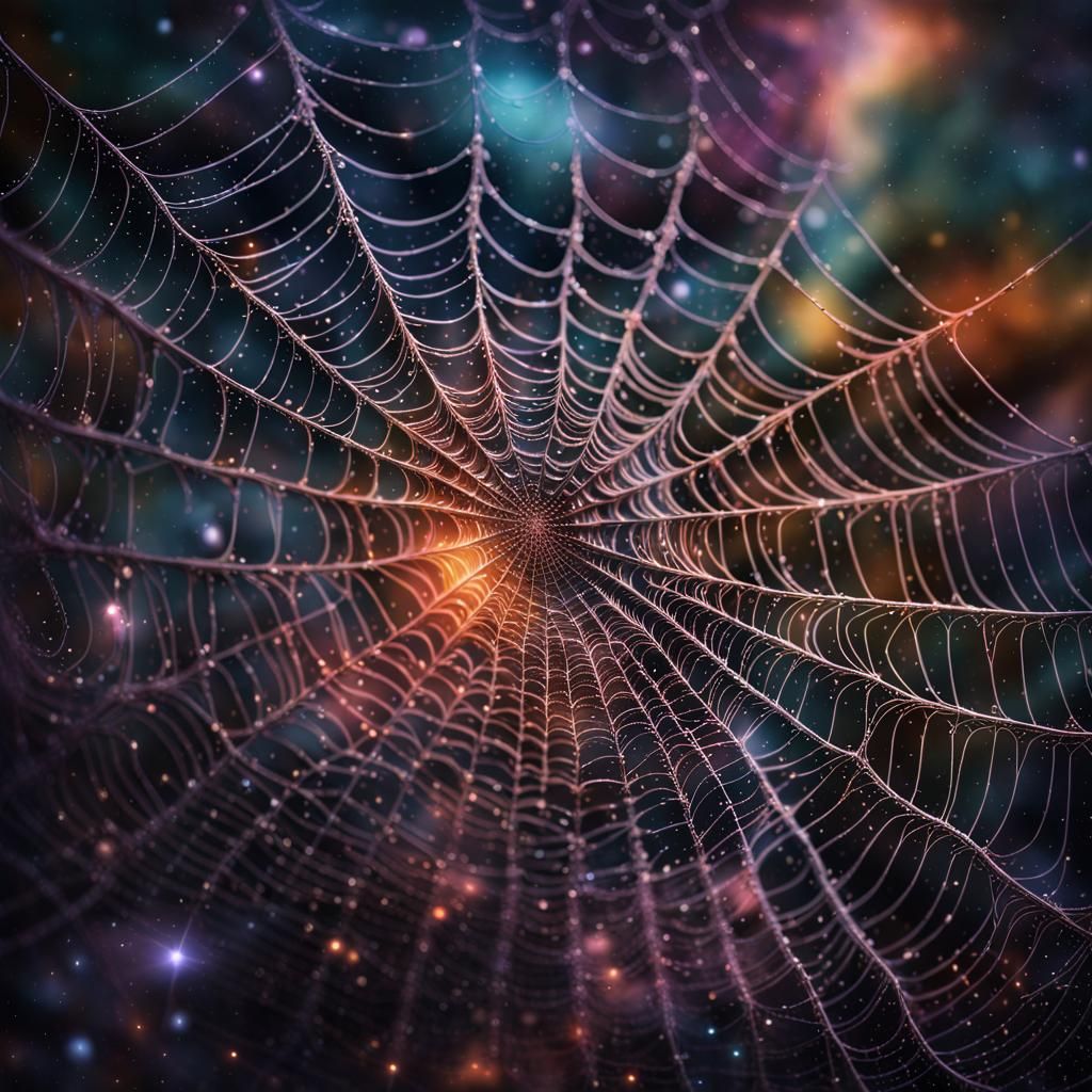 Interdimensional Spiderweb of Multiverses in Cosmic Realm
