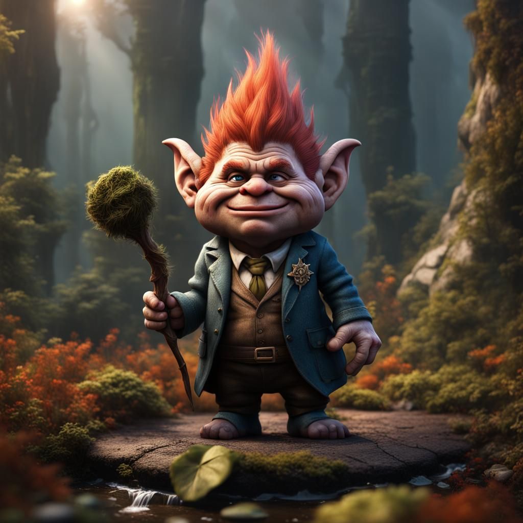 Hyperrealistic Trolls as John Constantine