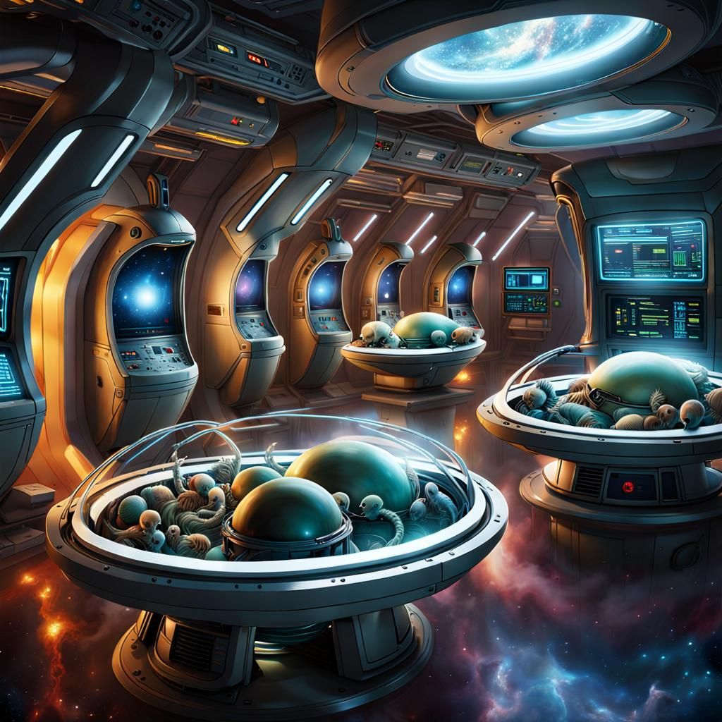 There's new life in the space incubators. Different species raised together to form instant bonds