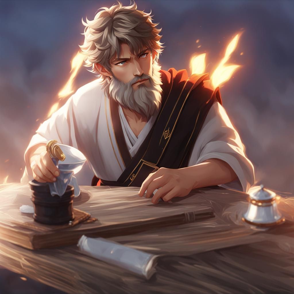 John the Apostle: 3D Anime Art