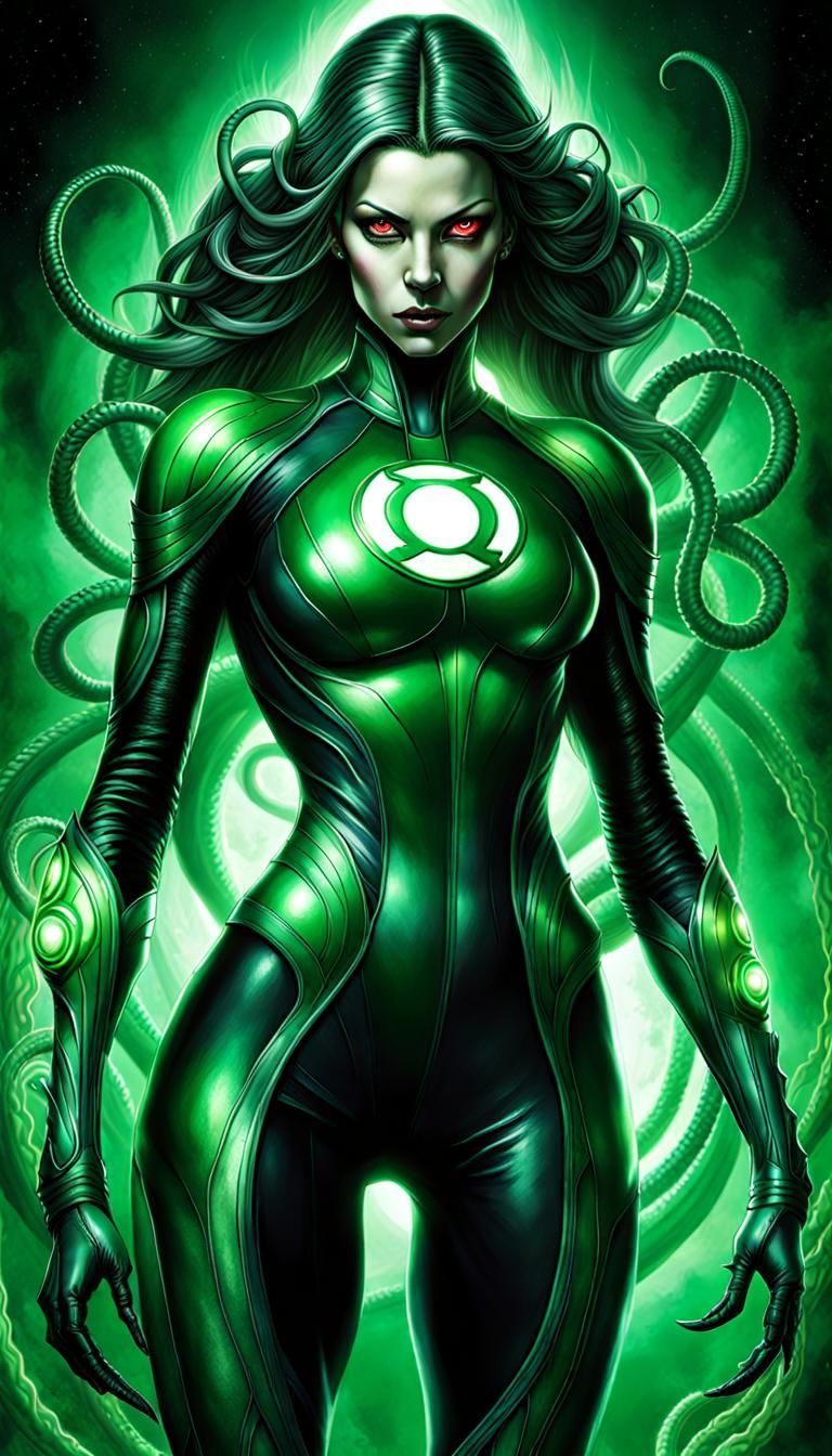 Alien Green Lantern in Image Comics Style