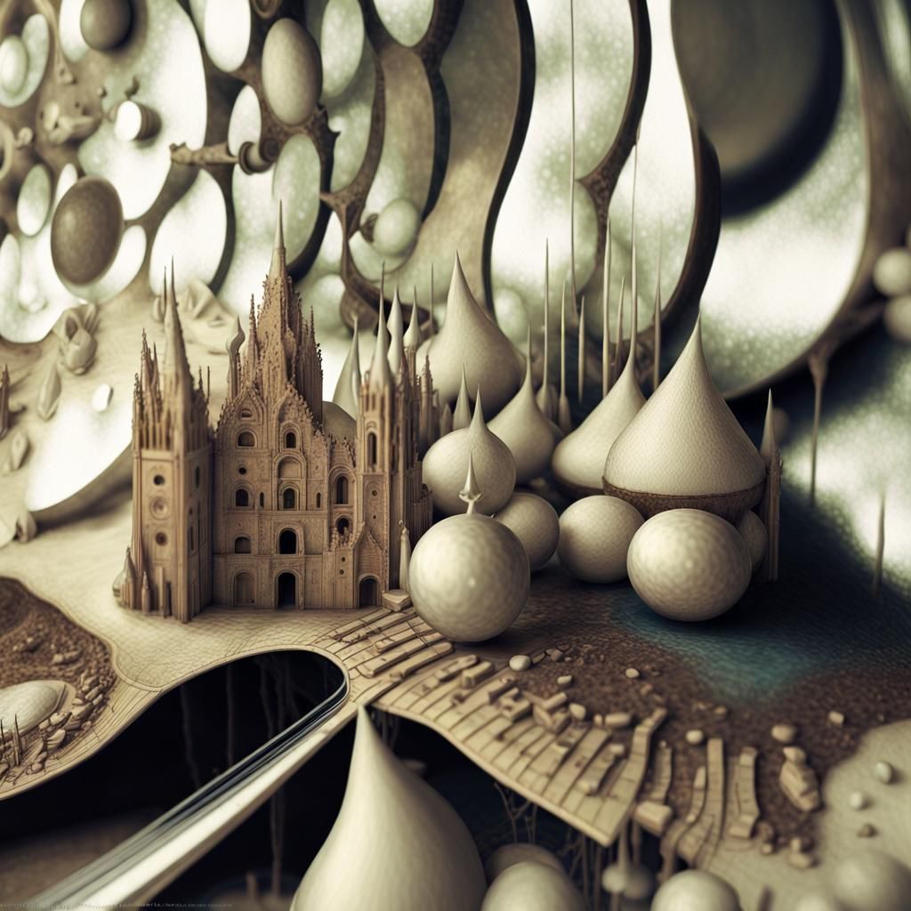 Magical Biological Surrealism in Photorealistic Style