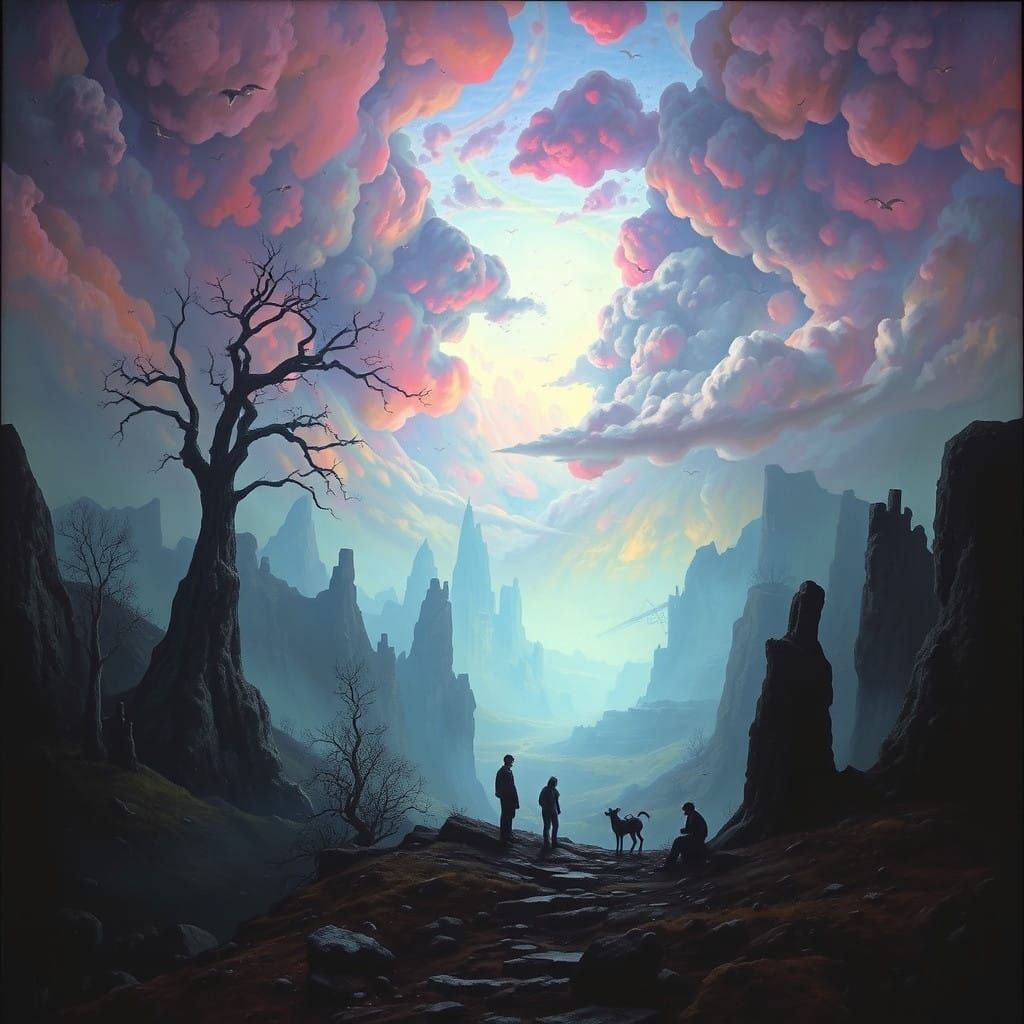 Dreamlike Thursday Masterpiece in Abstract Expressionism Sty...