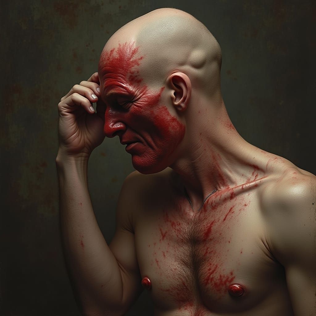 Ethereal Suffering in a Darkened Realm