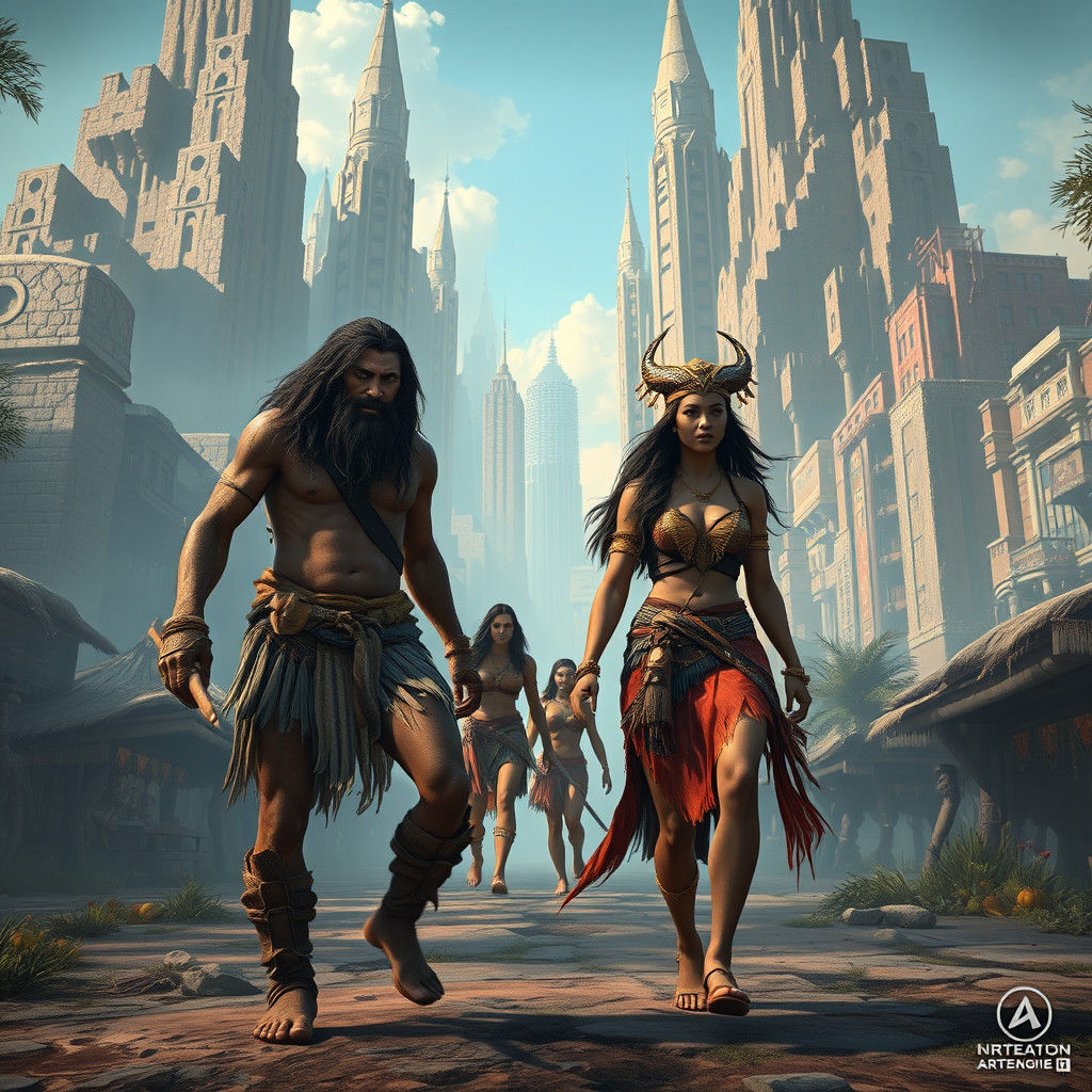 Prehistoric Tribe Discovers Modern City