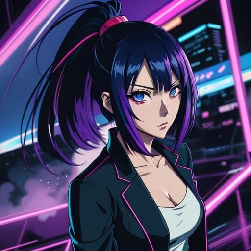 Kyoka Jiro in Vibrant Studio Trigger Anime Style
