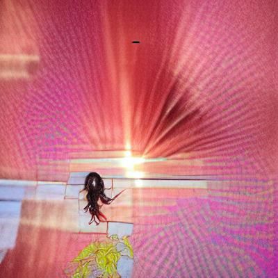 Dramatic Solar Ascent: Figure Jettisoned to the Sun