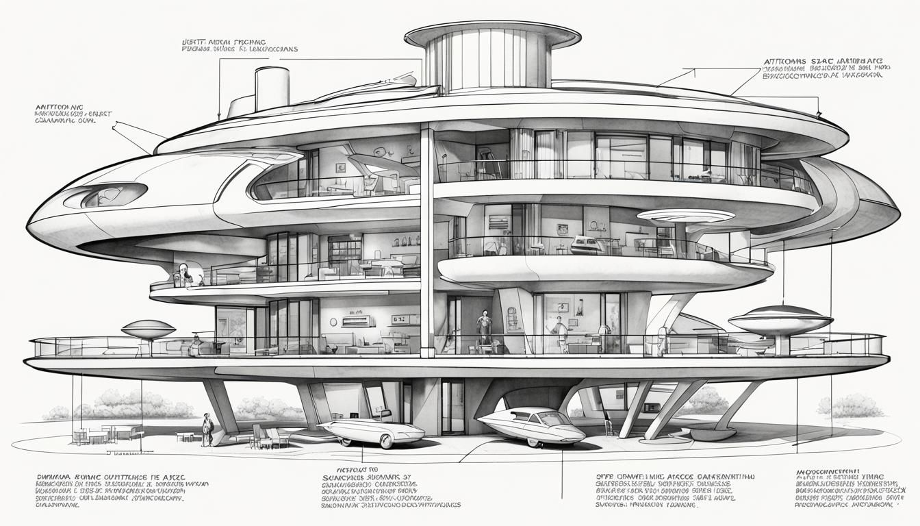 modern apartment building, unique, attractive,  appealing an...