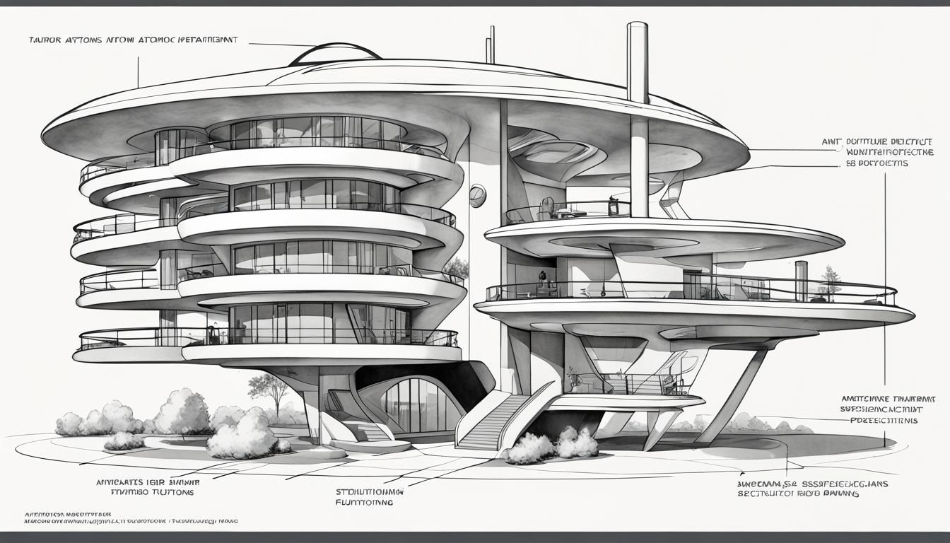 modern apartment building, unique, attractive,  appealing an...
