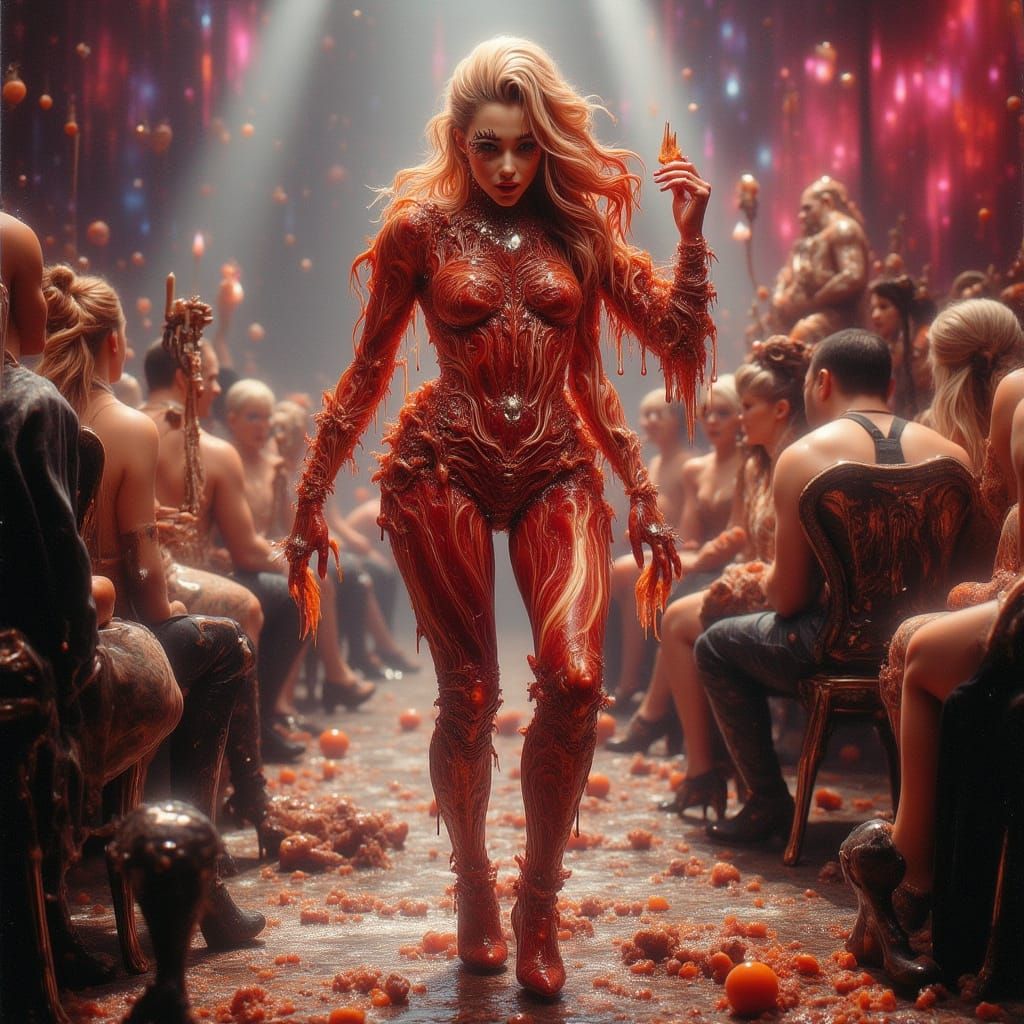 Miss Steak on Glamburger Universe Stage