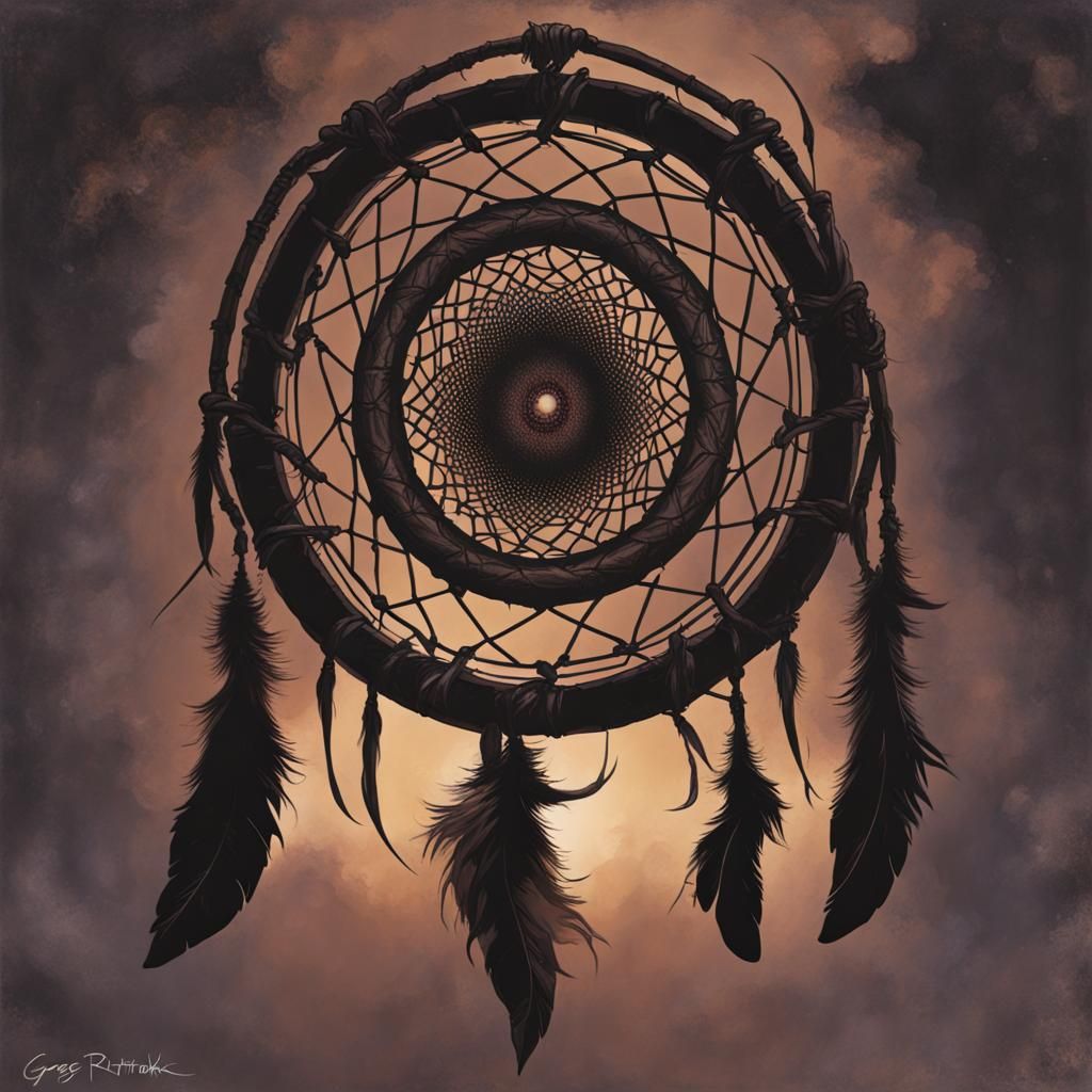 Sinister Dream Catcher: Greg Rutkowski Style