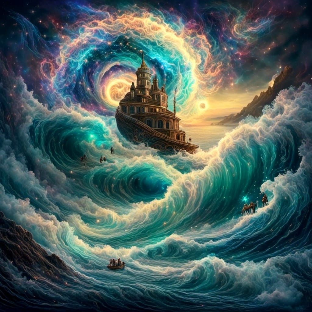 Dolphins Rescue Man in Stormy Seas