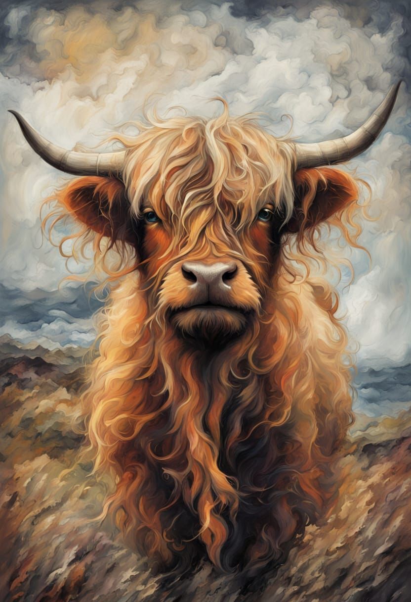 Highland Majesty Hairy Coo