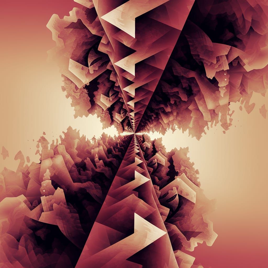 Surreal Heaven in Geometric Abstraction with Hyperdetailed A...