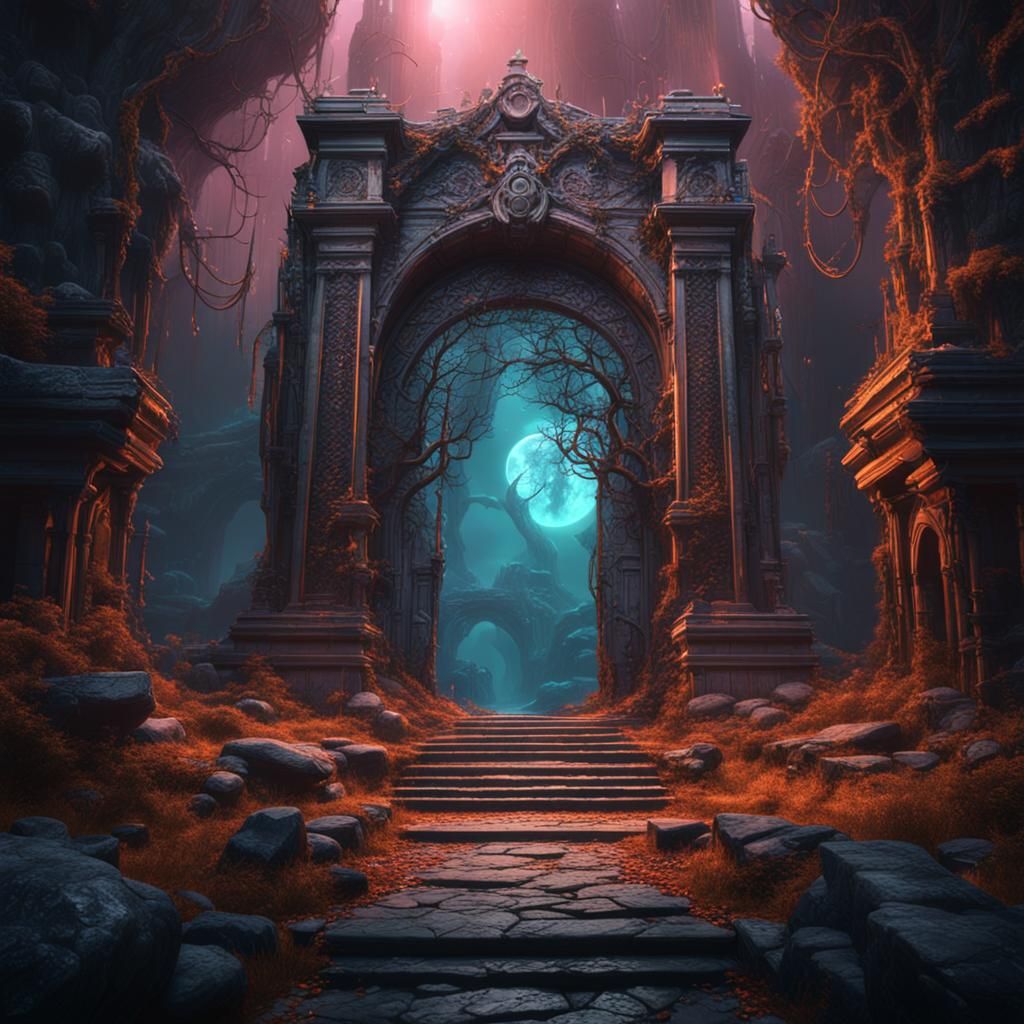Fantastical Portal to a Nightmare Realm