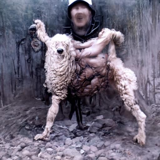 Horrific Sheep in Human Suits, Dark Art