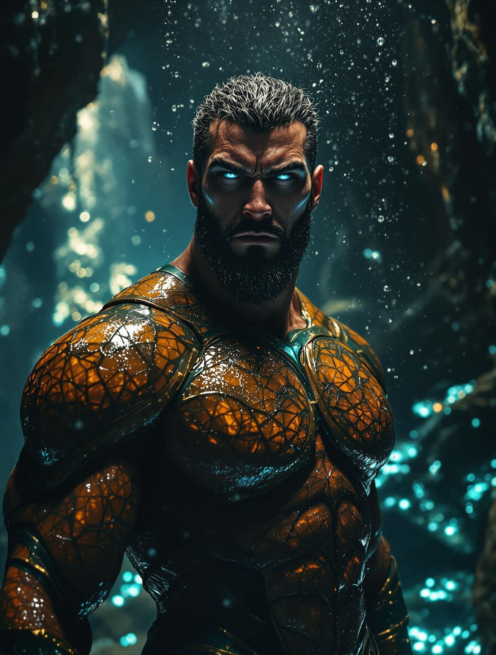 Namor the Sub-Mariner in Underwater Cavern