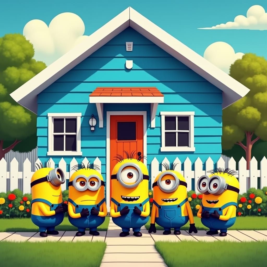 Minions Recreate Brady Bunch Intro in 1970s Style