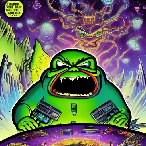 Textbook of Trolls: AI Art Clash in Astral Plane