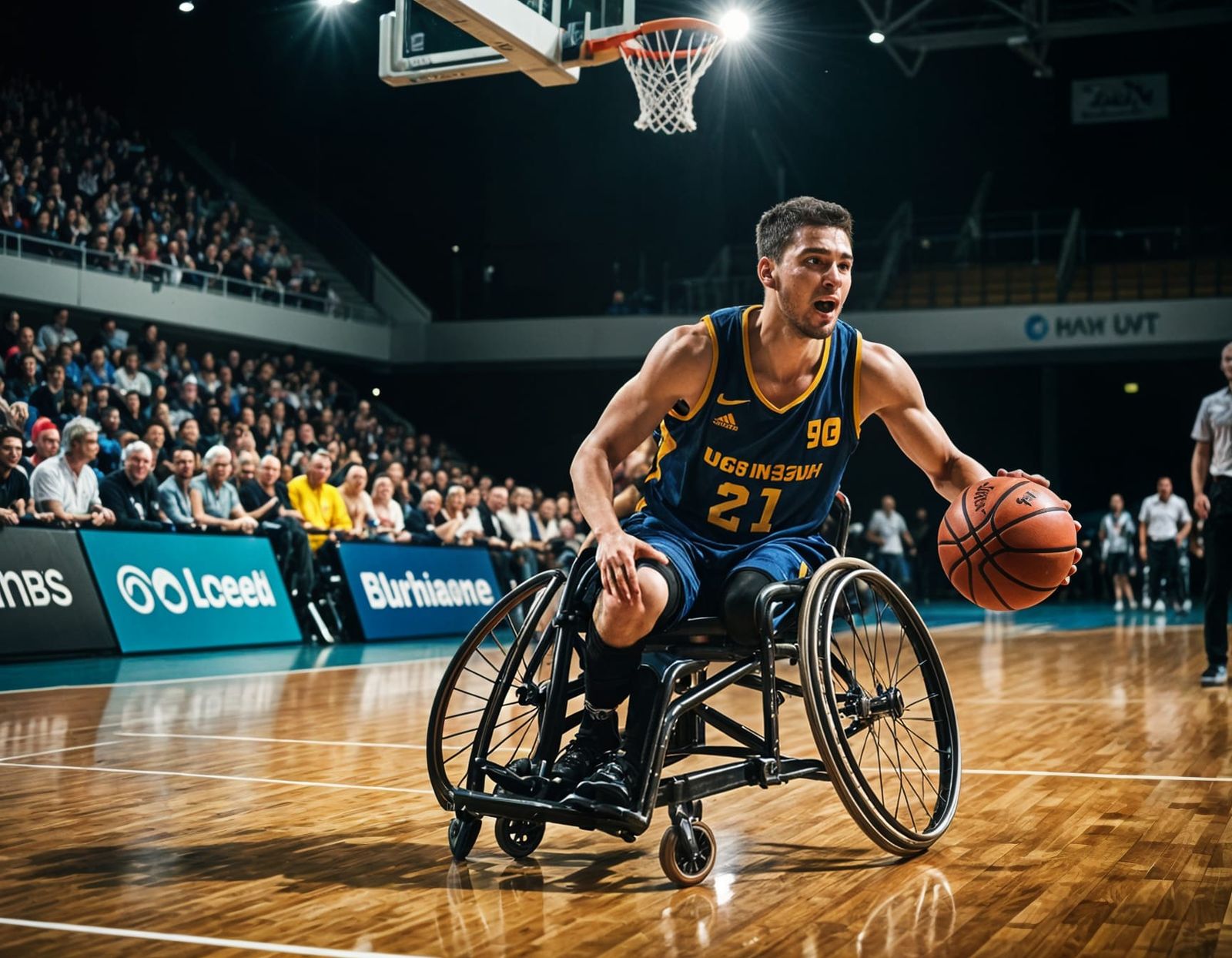 Wheelchair Basketball Athlete Wins Championship
