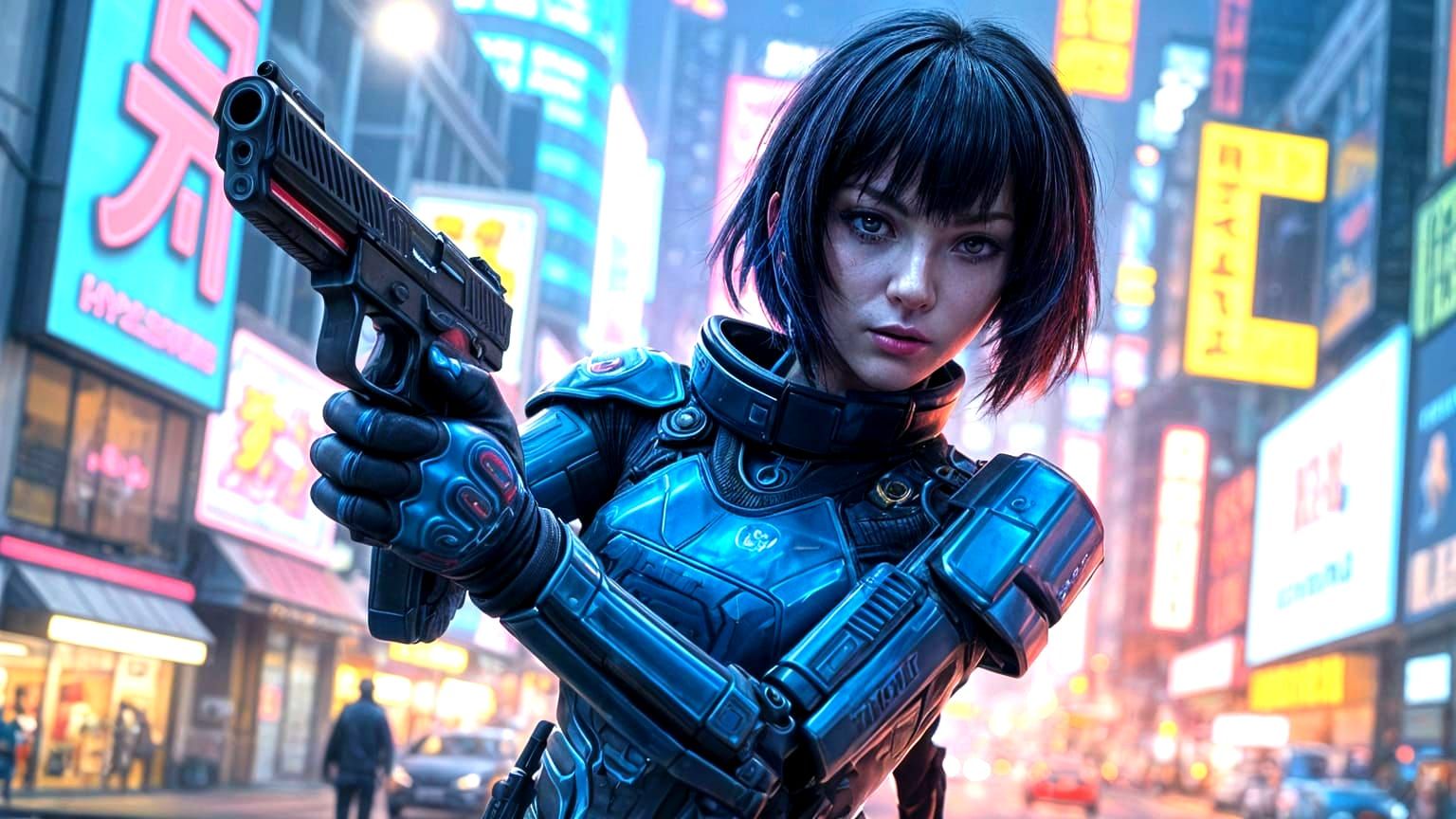 Ghost in the Shell Cyberpunk Film Poster