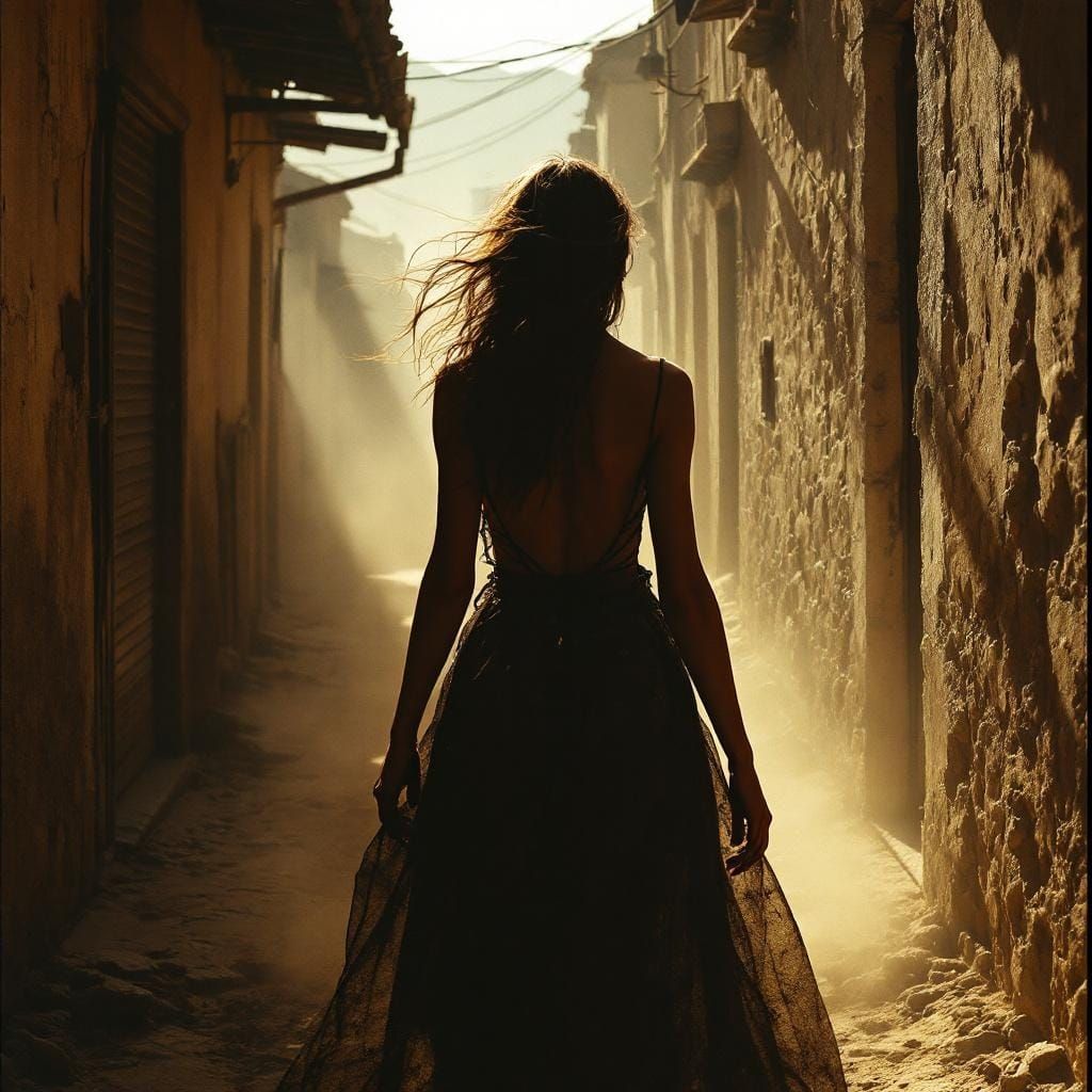 Italian Western in Tenebrism Style