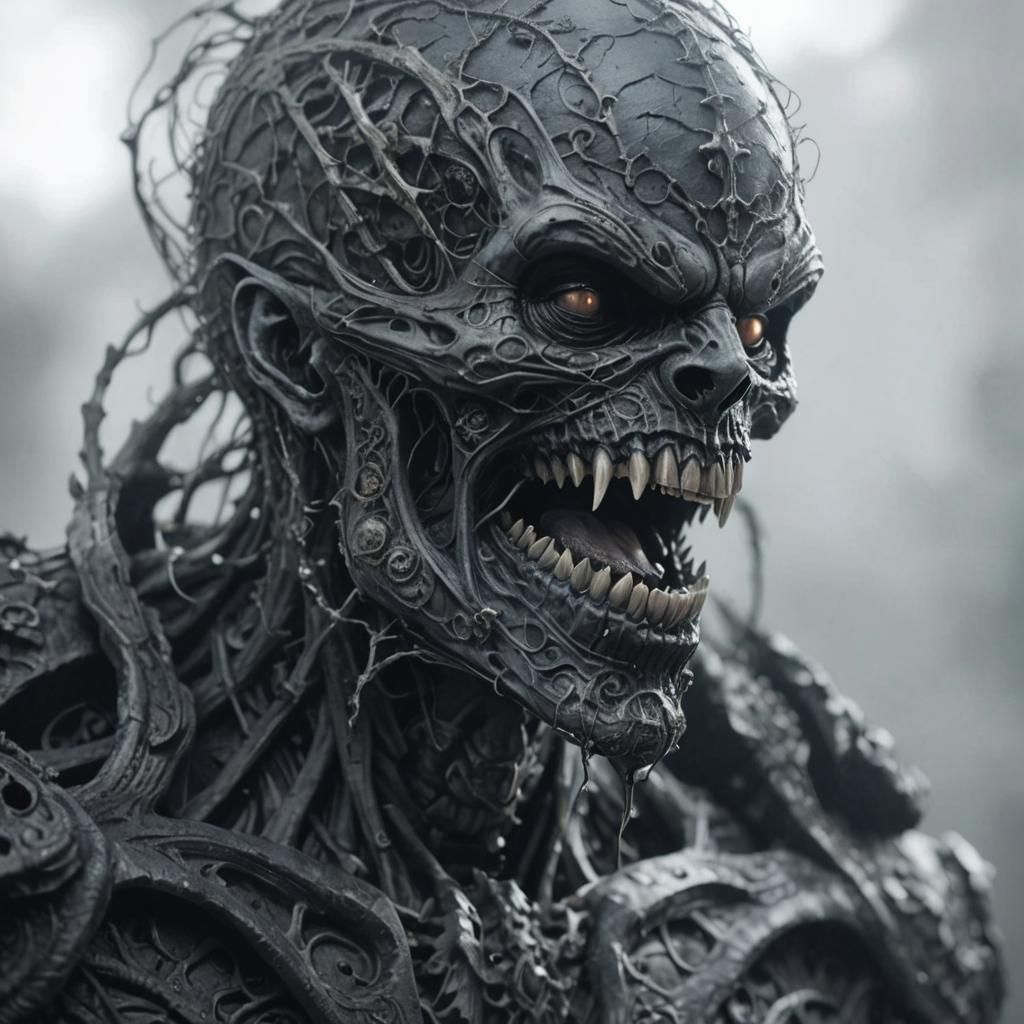 Terrifying Ghoul with Ethereal Vibes