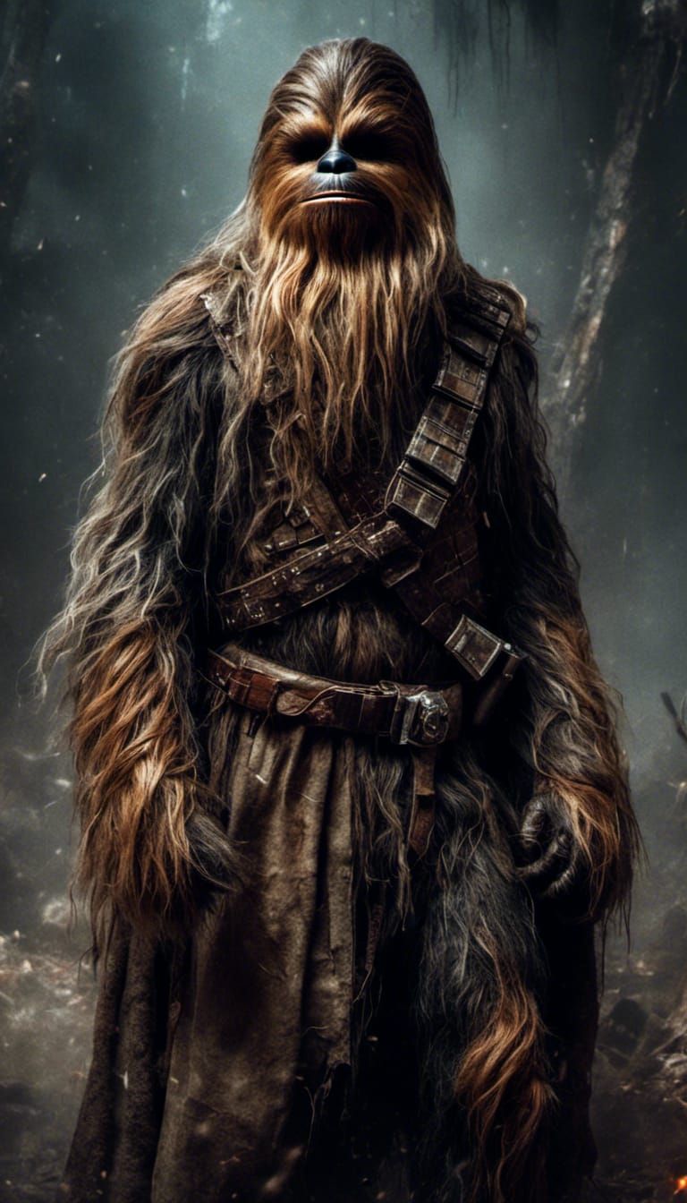 Chewbacca as Macabre Knight