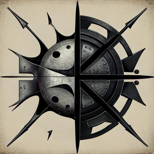 Abstract Palindrome Visualized by AI