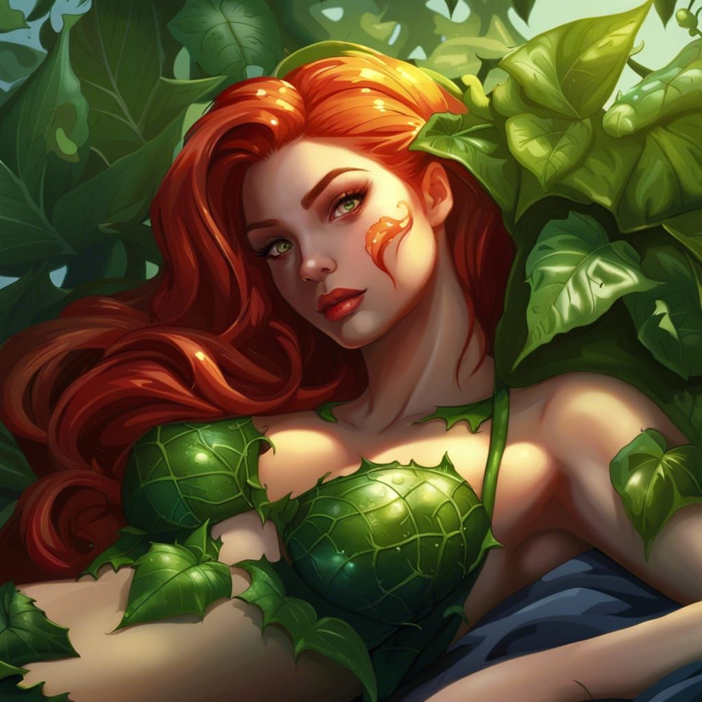 Poison Ivy: Goddess of Plants in Photo Realism