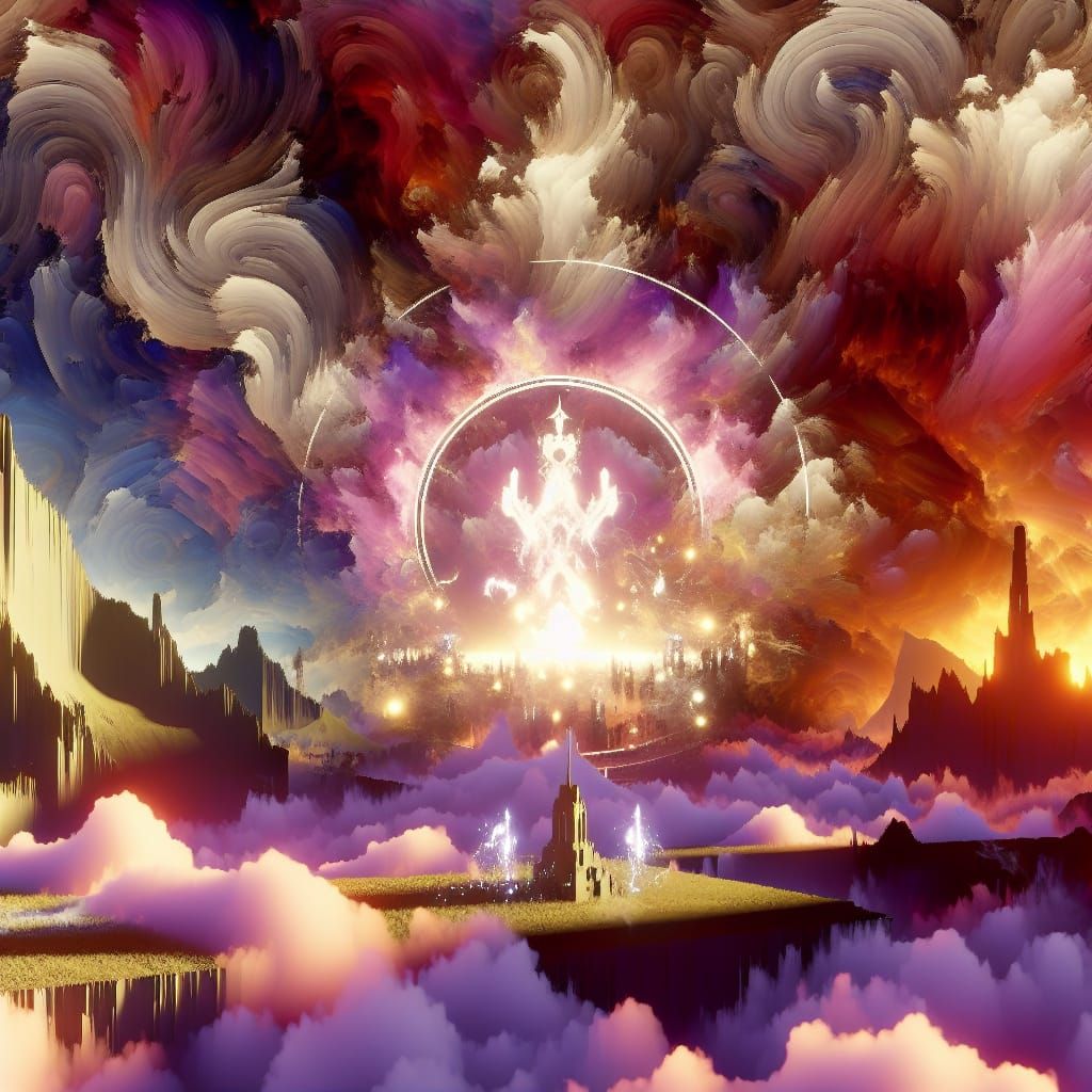 Fantasy Landscape Matte Painting in 8k Resolution