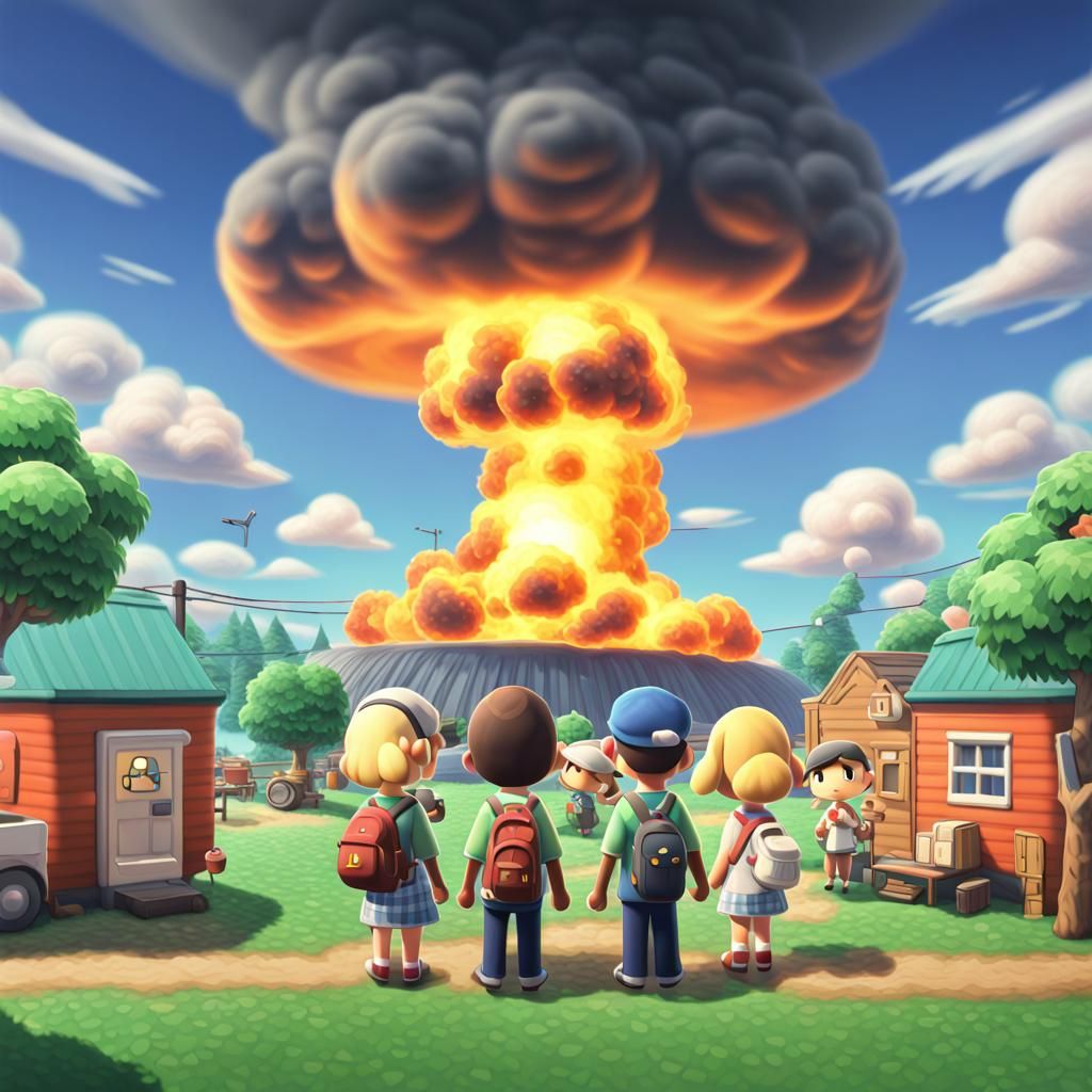 Animal Crossing: Villagers Witness Nuclear Blast
