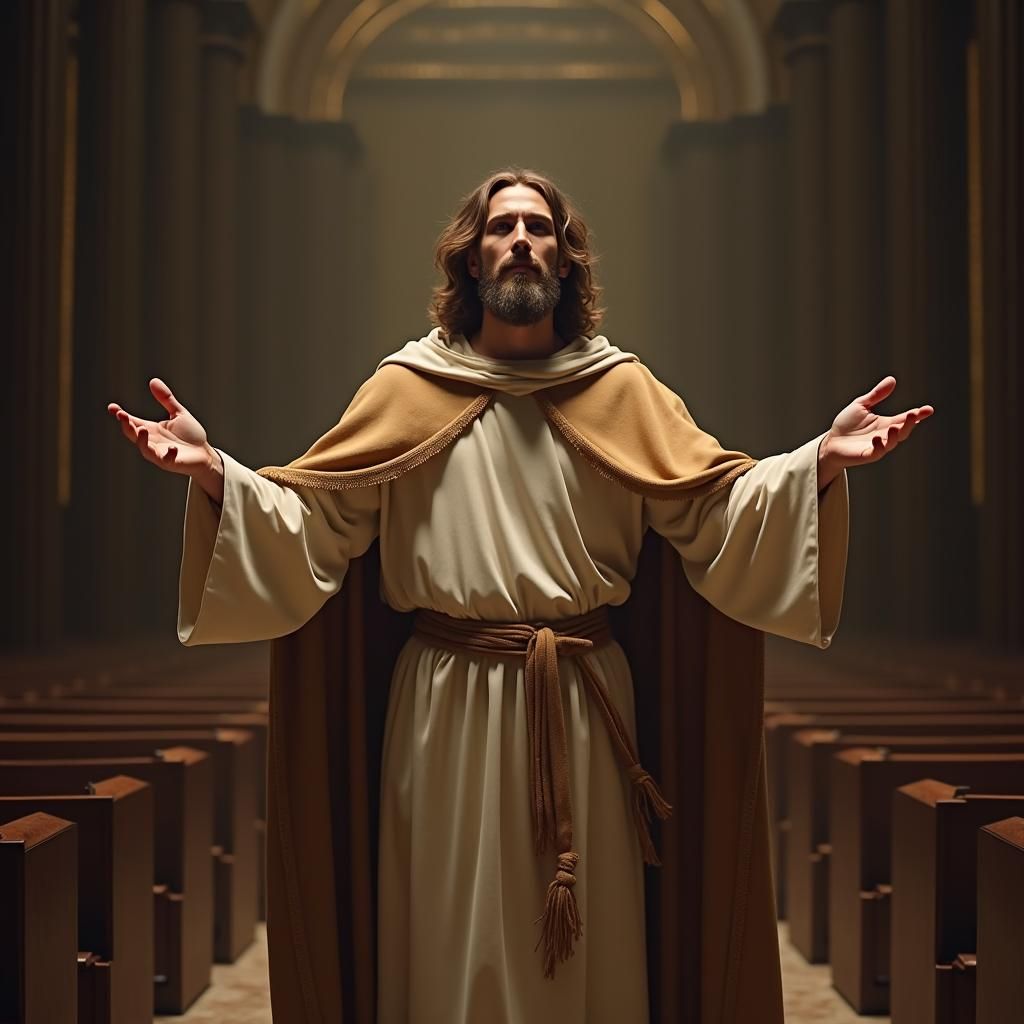 Jesus Christ, High Priest in Cathedral