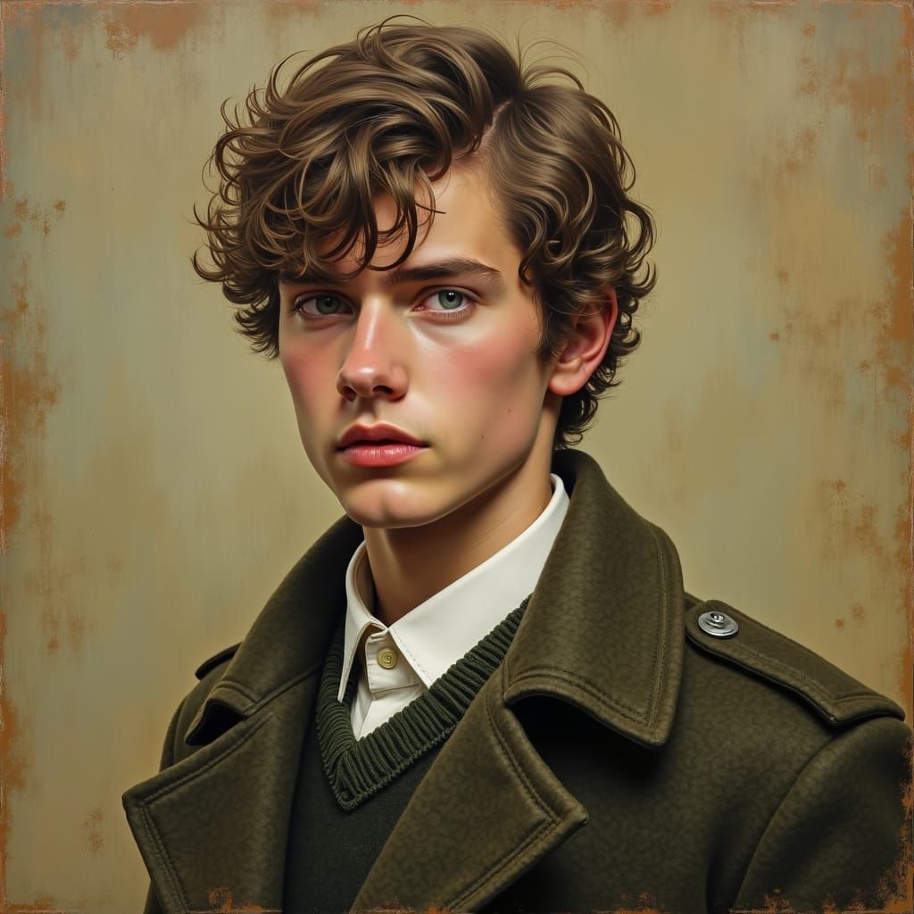 Irish Lad Portrait in Dreamy Rustic Style