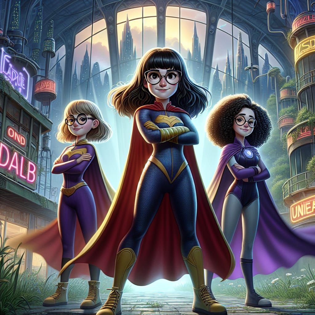 Lab Tunes Radio Show in Superhero Cartoon Style