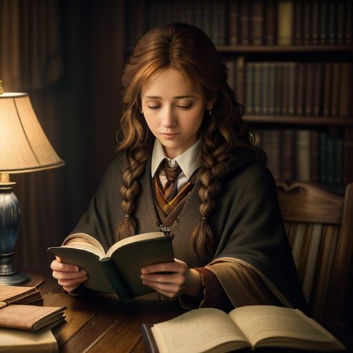 Hermione in Warm, Soft Focus