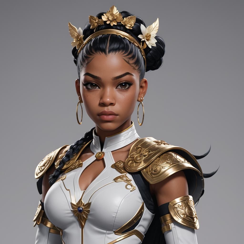 Bianca Belair as 3D Anime Art