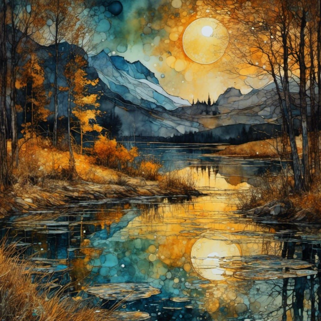 Everything sparkles in the sun...