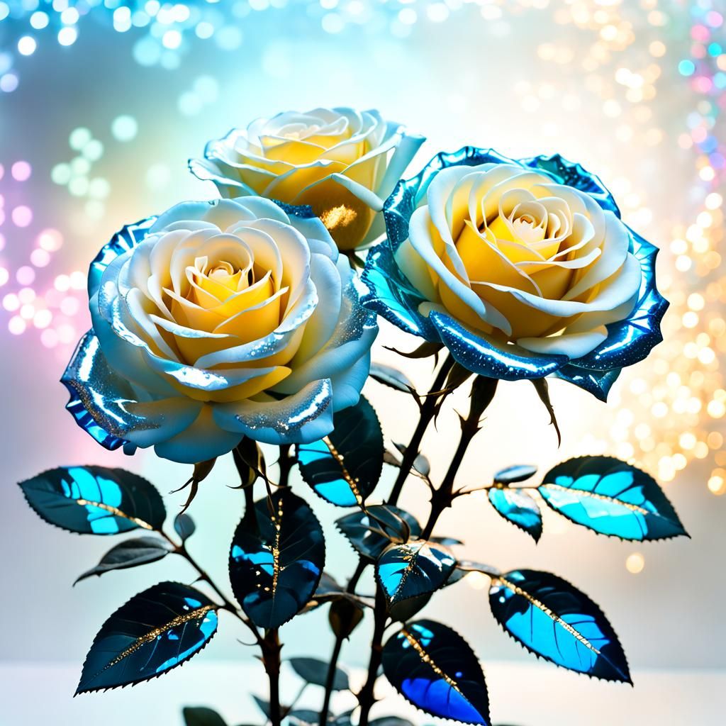 Electrical Garden: Vaporwave Rococo Roses