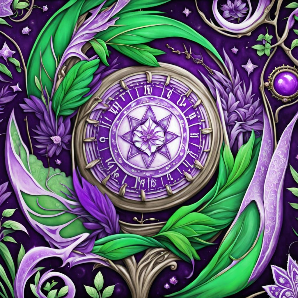 Mystical Forest Portal in Rich Hues