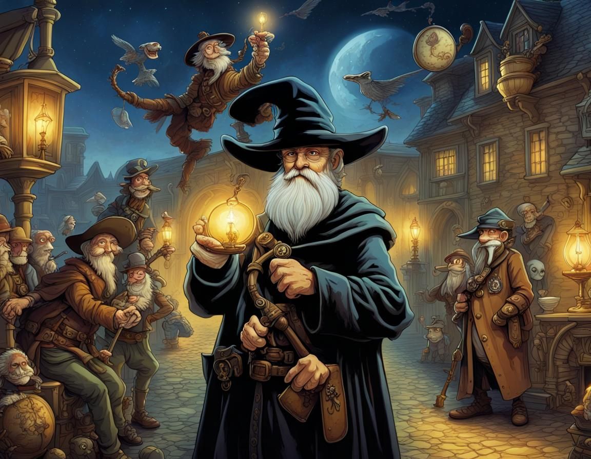 Discworld Night Watch Characters in 4K Wallpaper