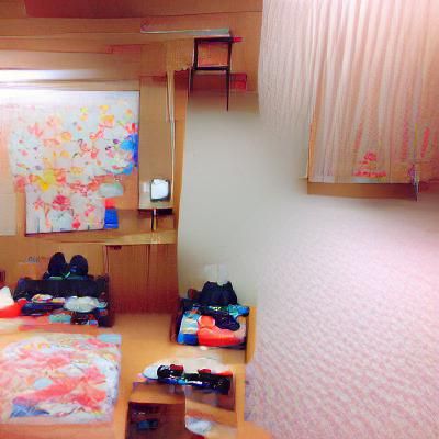 AI Generated Image of an Empty Room