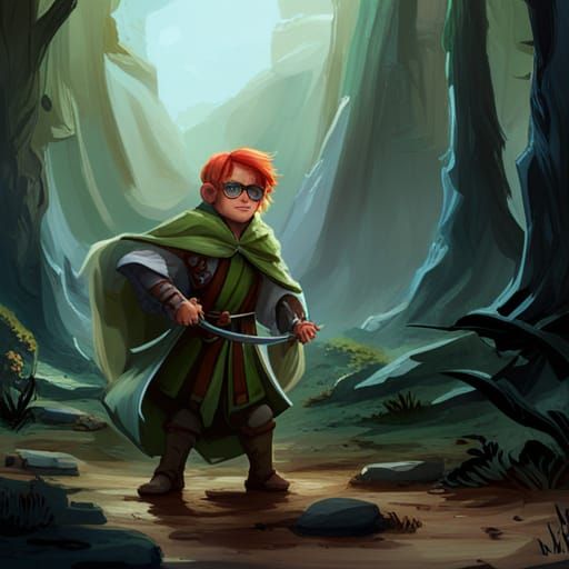 Halfling Artificer Readying Magic Crossbow