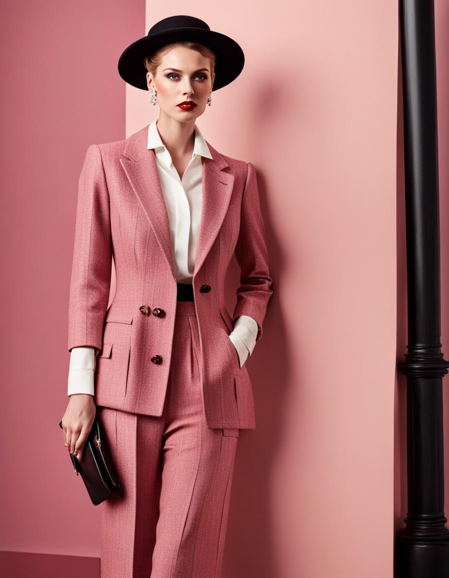 1950s Retro Fashion Featuring Non-Binary Model
