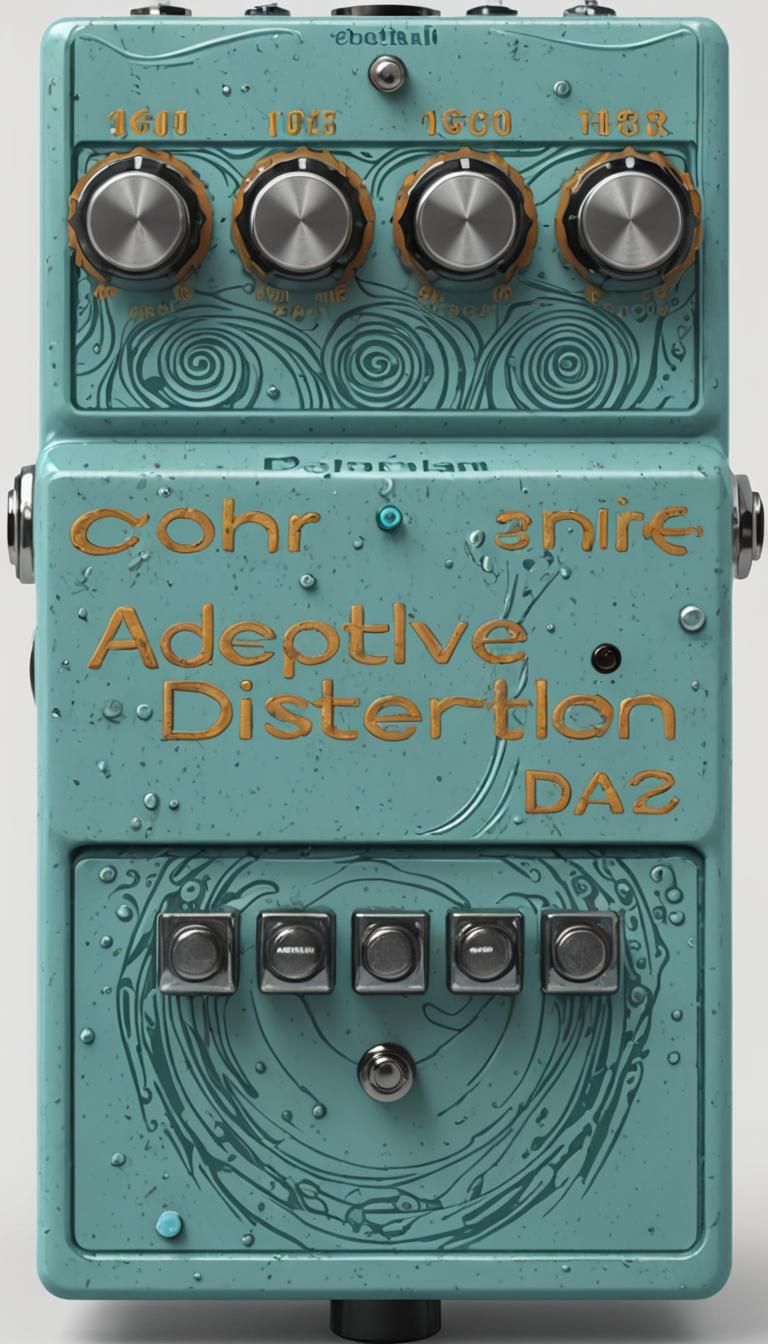Cyan Dolphin Guitar Pedal Concept Art