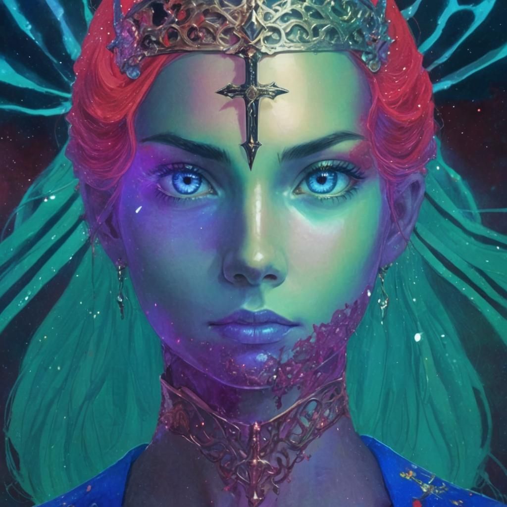 Holy Sword Piercing a Girl